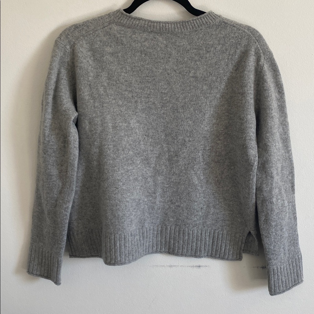 Jenni Kayne Everyday Sweater Light Gray Crew Neck Sweater - Picture 5 of 16